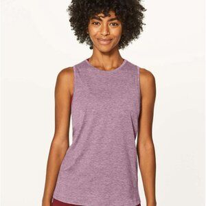 Lululemon Box It Out Tank (Heathered Oxblood, Size 6)